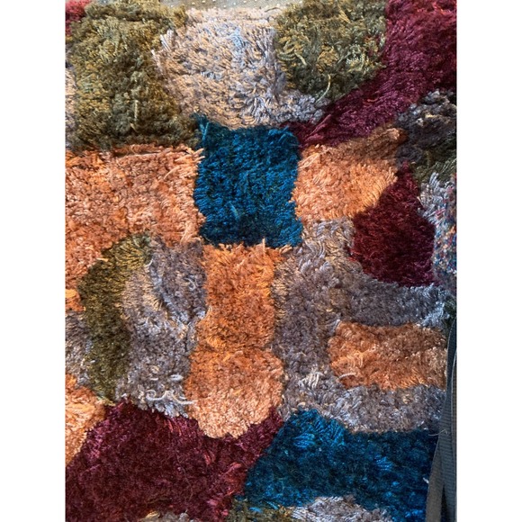 ZARA Large Hand Made Carpet Tote Bag - Picture 4 of 11